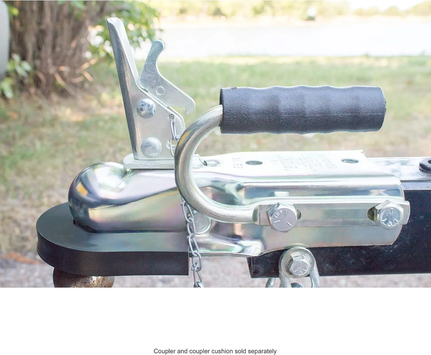Dutton-Lainson Company - Goldenrod (6295) Coupler Grip - Rust-Resistant Finish for Personal Watercraft and Other Lightweight Trailers - Universal Mounting Holes, Ergonomic Handle Grip - Made in USA
