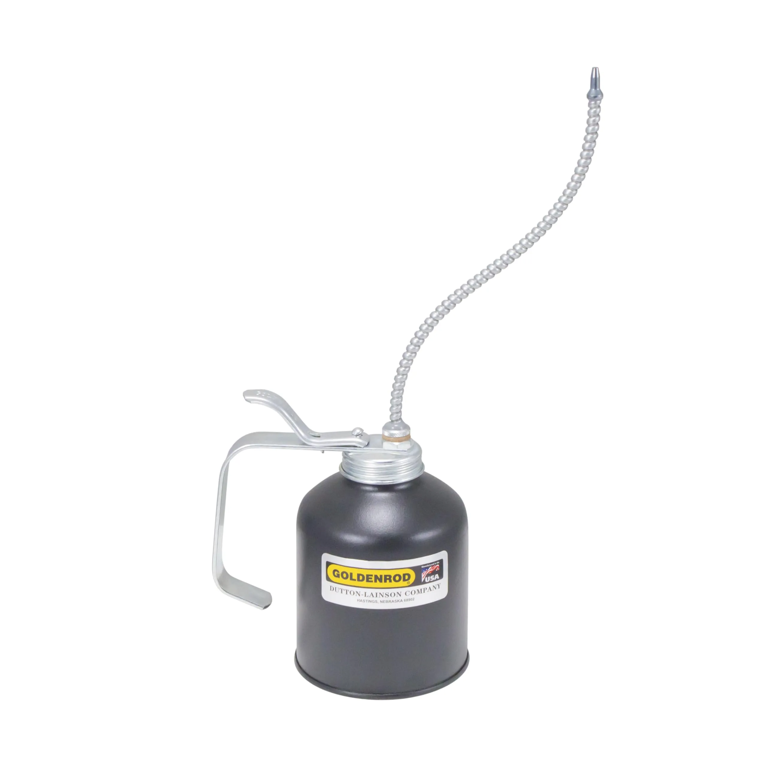 GOLDENROD Industrial Pump Oiler with Flex Spout and Zinc Die-Cast Pump