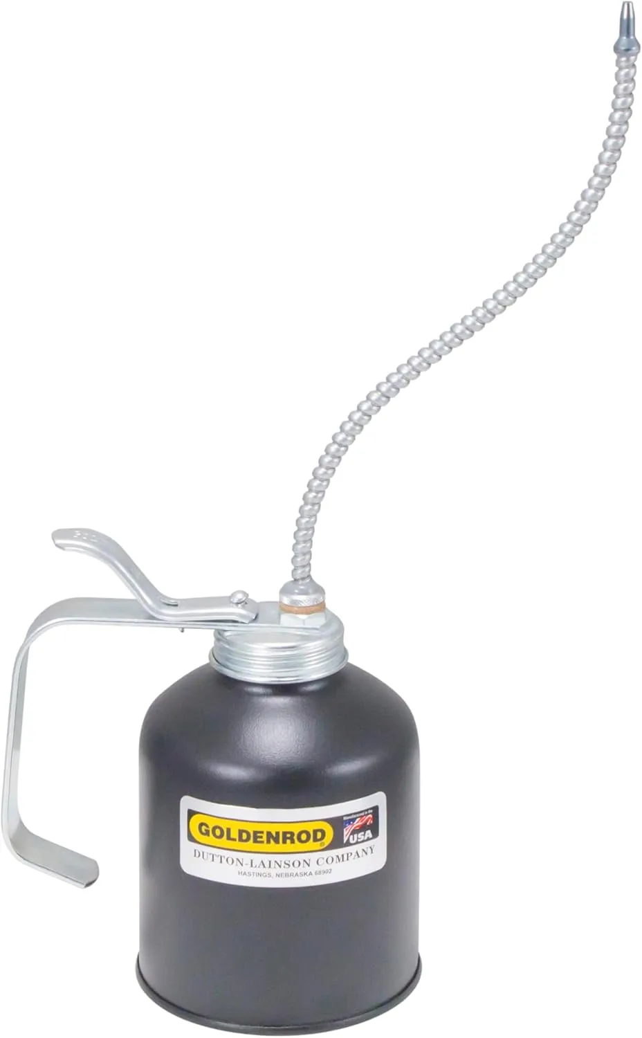 GOLDENROD Industrial Pump Oiler with Flex Spout and Zinc Die-Cast Pump