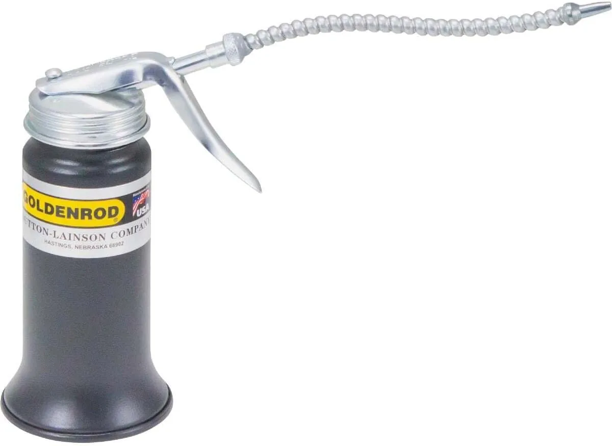 Goldenrod Pistol-Grip Oiler with 6-inch Flexible Spout, 180 mL (Model 606)