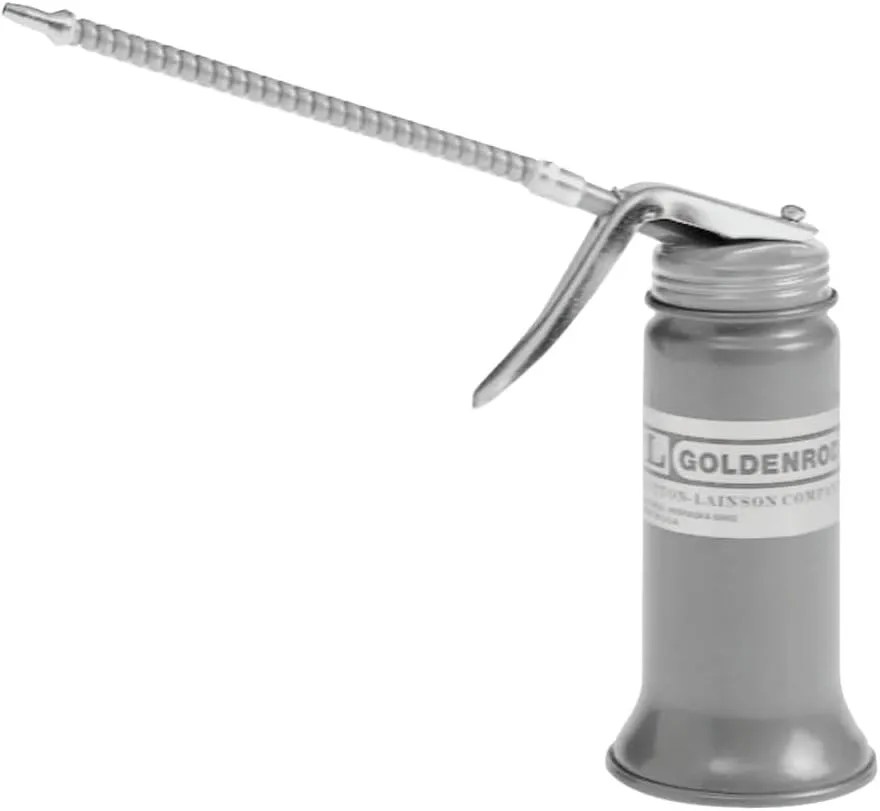 Goldenrod Pistol-Grip Oiler with 6-inch Flexible Spout, 180 mL (Model 606)