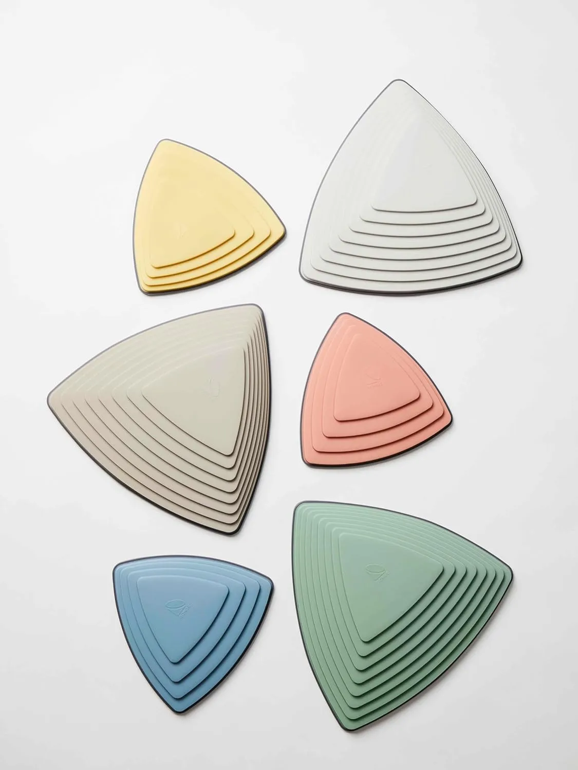 GONGE River Stones - Kids Play Stepping Stones for Balance and Coordination, Non-Slip, Stackable, Indoor/Outdoor, Set of 6