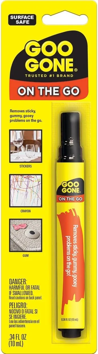 Goo Gone On The Go Pen - 0.34 Ounce Adhesive Remover