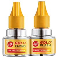 Good Knight Gold Flash Liquid Vapouriser Mosquito Repellent Refill 45 ml (Pack of 2)