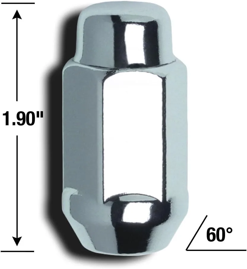 Gorilla Automotive 91148XL 14mm x 1.5 Acorn Bulge Lug Nut - Box of 60