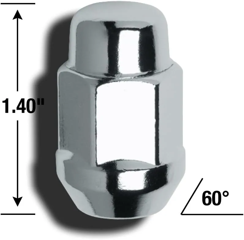 Gorilla Automotive 41138HT Acorn Bulge Heat Treated Lug Nuts (12mm x 1.50) - Box of 100