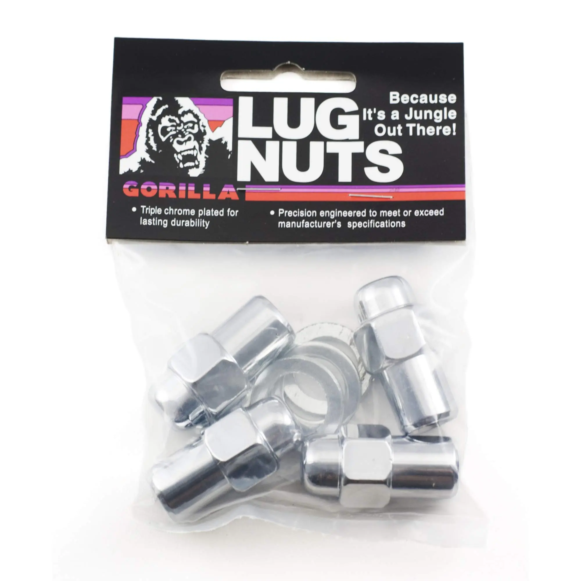 Gorilla Automotive 73137B Standard Mag Lug Nuts 12mm x 1.50 (Pack of 4)