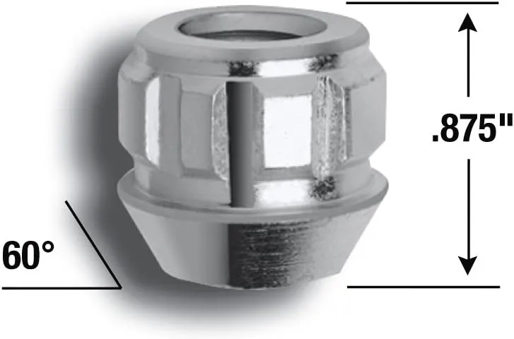 Gorilla Automotive Acorn Open End Wheel Locks