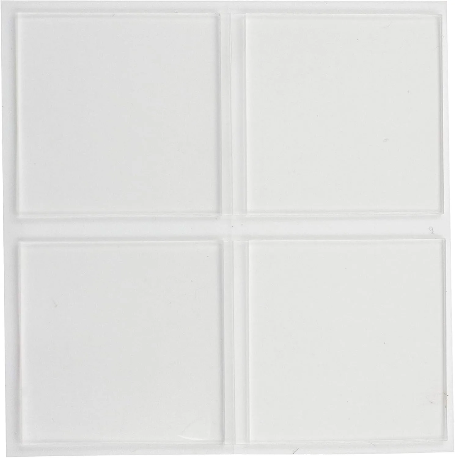 Gorilla Tough & Clear Double Sided Tape Squares, Clear, 24 1" Pre-Cut Mounting Squares (Pack of 1)