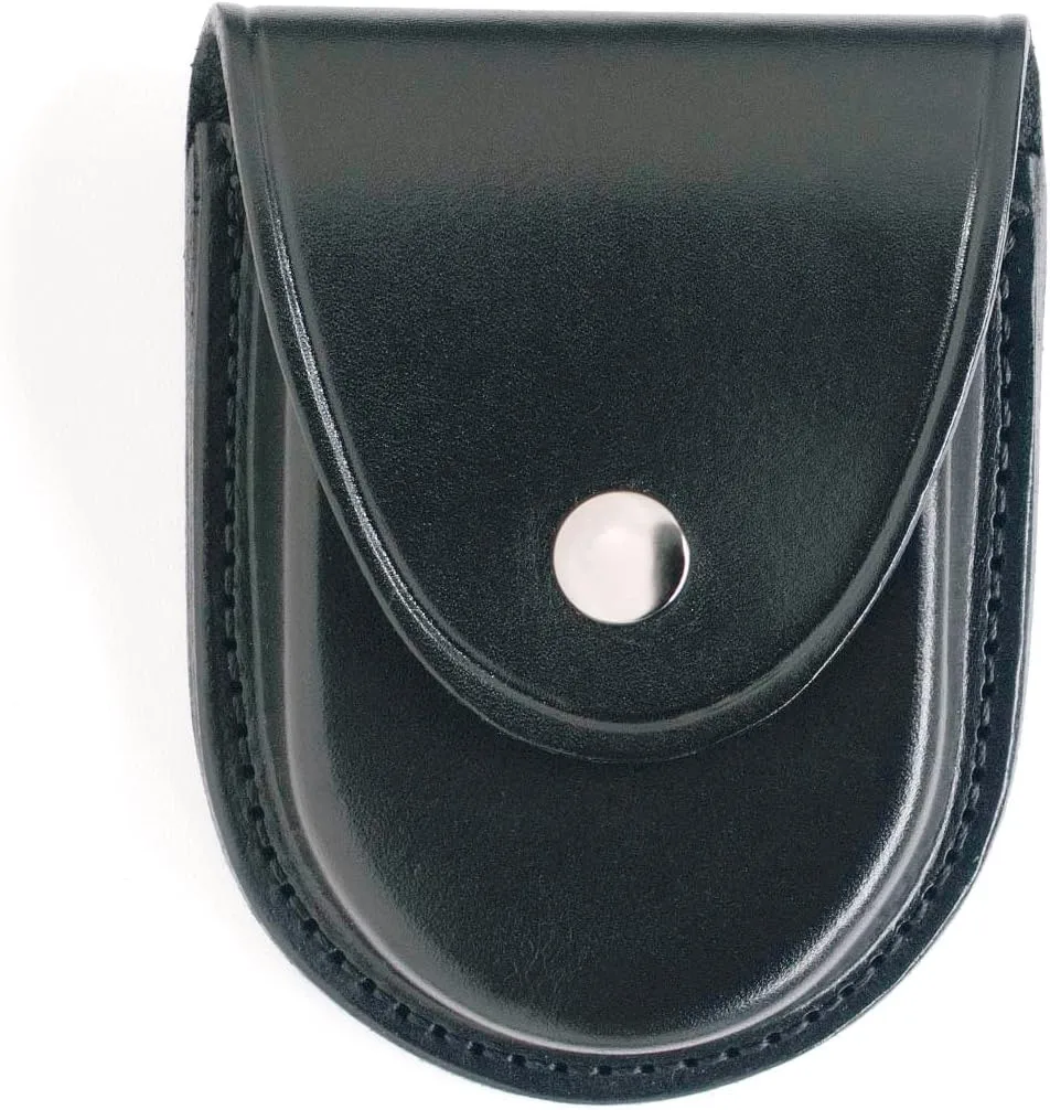 GOULD & GOODRICH Leather Round Bottom Handcuff Case