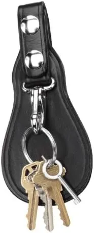 GOULD & GOODRICH B72 Leather Key Strap with Flap