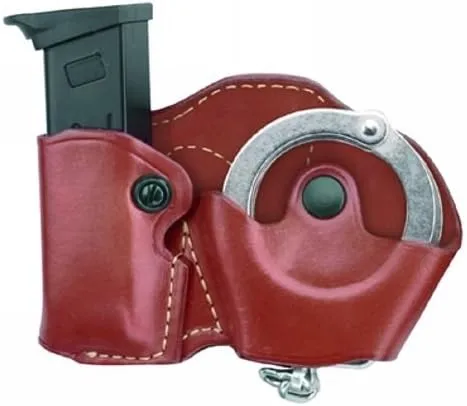 GOULD & GOODRICH Gold Line 821 Cuff Case/Mag Case Combo with Paddle