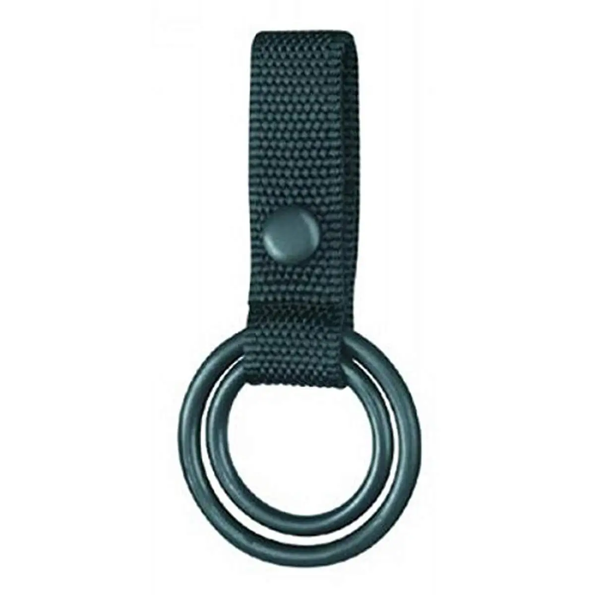 Gould & Goodrich X615 Double Ring Flashlight Holder Holds C or D Cell Flashlight or Standard Wood Baton (Black DuraWeb Nylon)