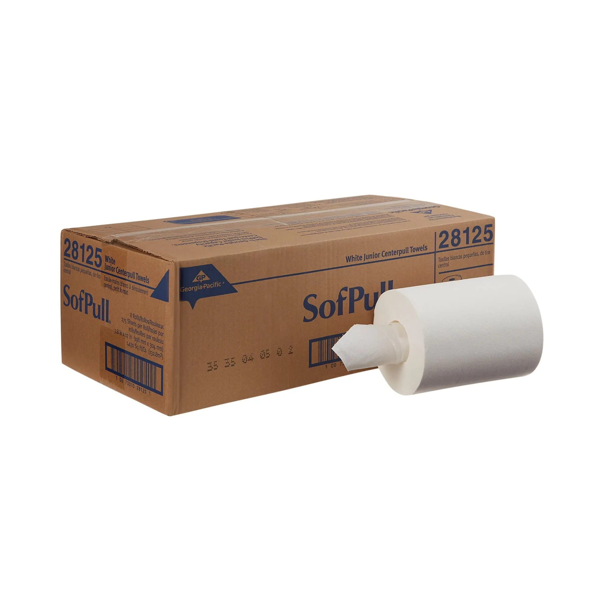 SofPull Centerpull High-Capacity Paper Towels, White, 4 Rolls/Case, 560 Sheets/Roll