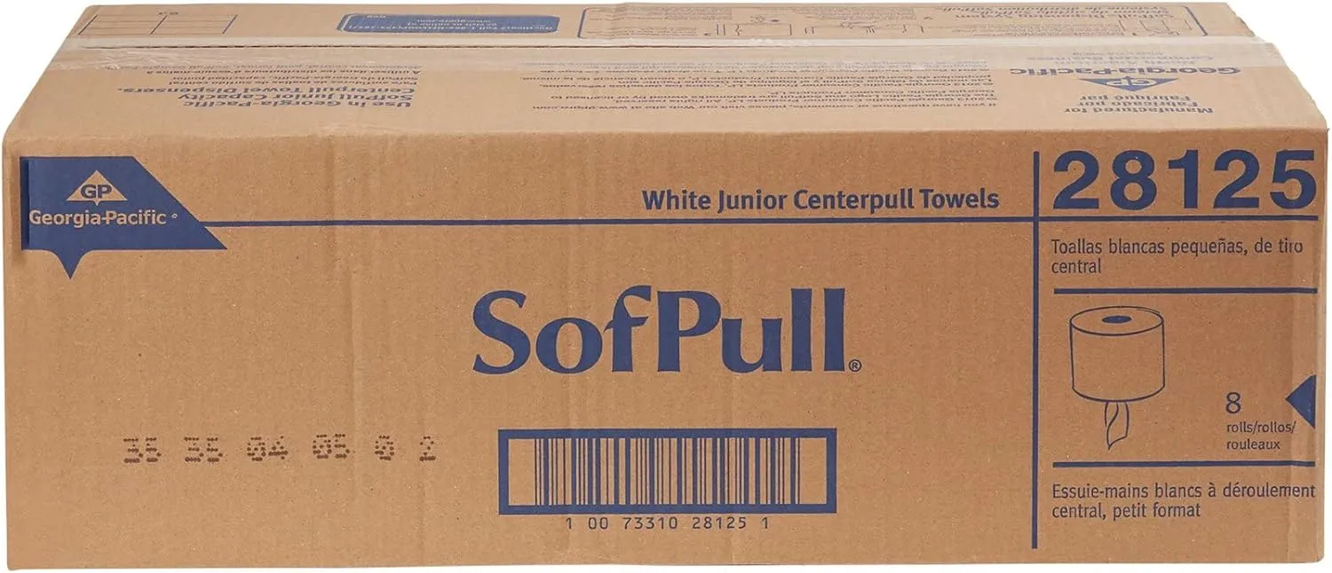 SofPull Centerpull High-Capacity Paper Towels, White, 4 Rolls/Case, 560 Sheets/Roll