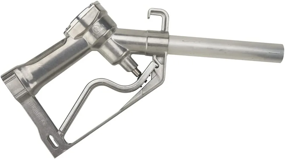GPI Manual Fuel Nozzle - Aluminum Black Diamond, 50 PSI