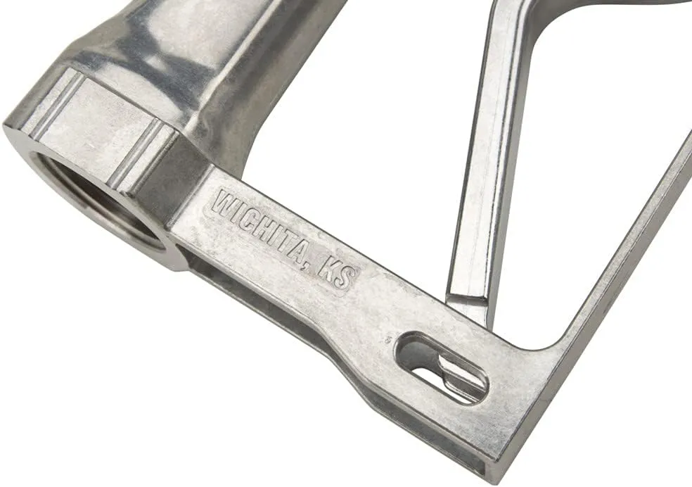 GPI Manual Fuel Nozzle - Aluminum Black Diamond, 50 PSI