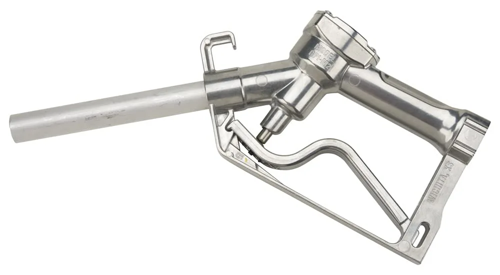 GPI Manual Fuel Nozzle - Aluminum Black Diamond, 50 PSI