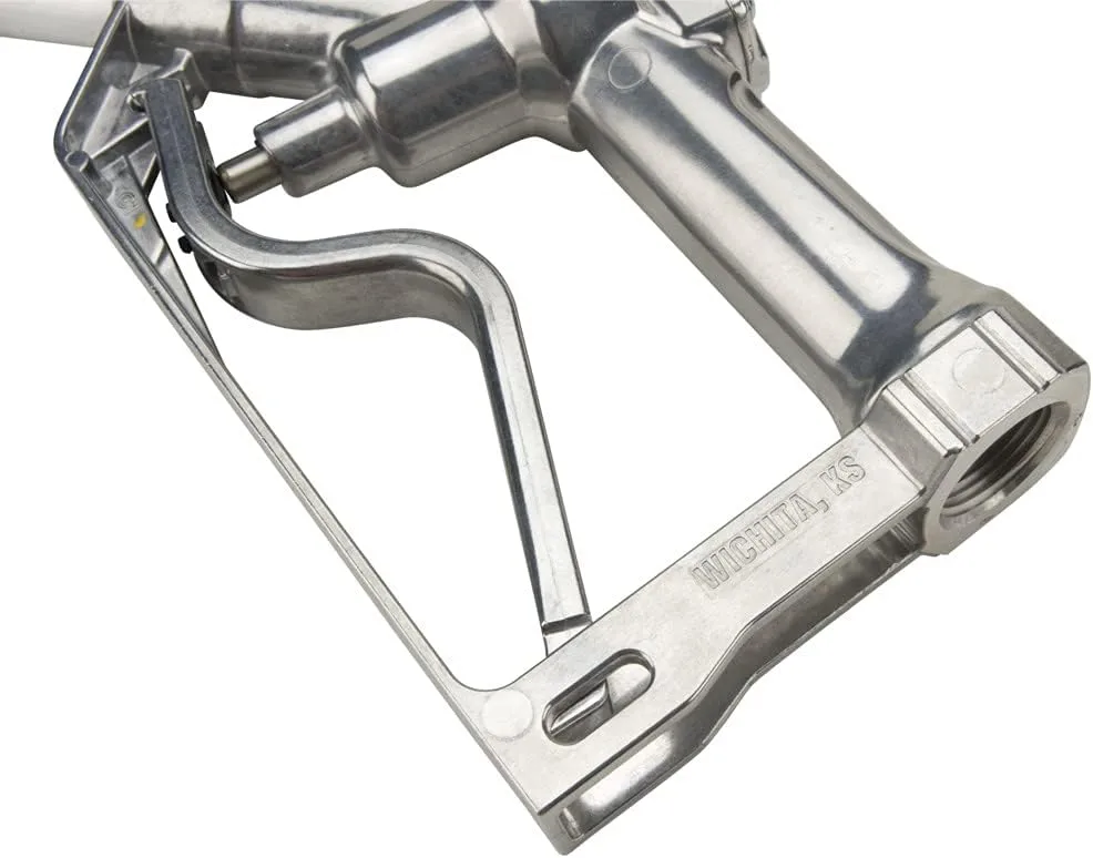 GPI Manual Fuel Nozzle - Aluminum Black Diamond, 50 PSI