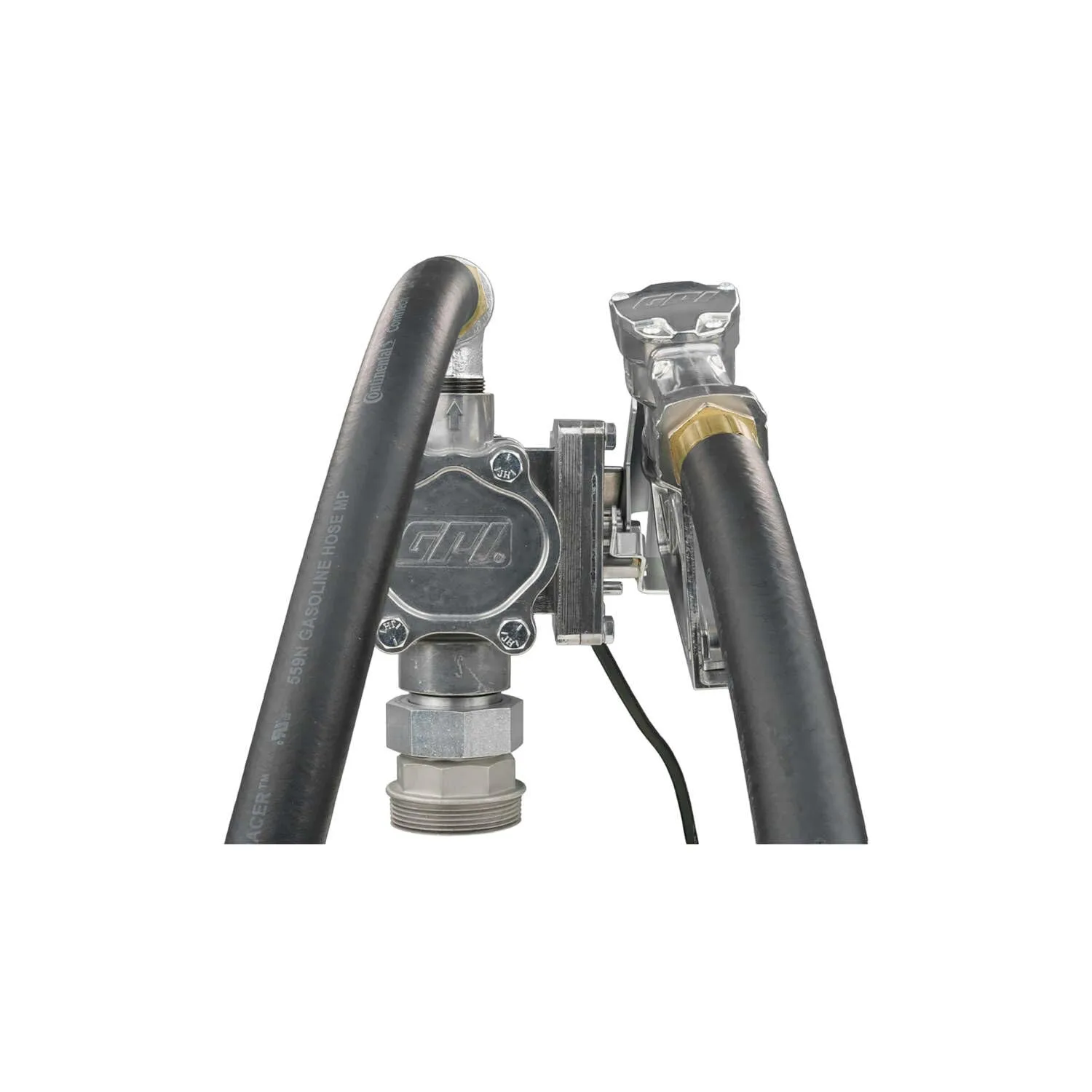 GPI - EZ-8 Fuel Transfer Pump, Manual Shut-Off Nozzle, 8 GPM, 12 Volt