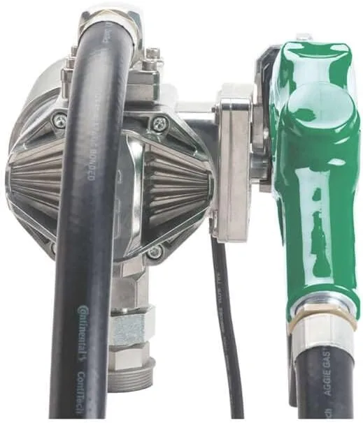 GPI - G20 Fuel Transfer Pump with Automatic Shut-off Nozzle, 20 GPM, 12 Volt (162000-03) Automatic Nozzle