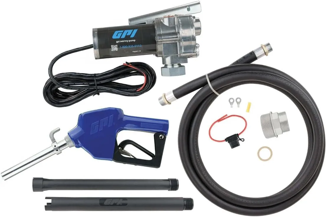 GPI M-150 Series Fuel Transfer Pump, 15 GPM, 12V
