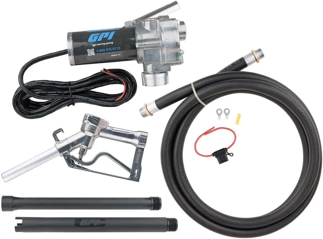 GPI M-150 Series Fuel Transfer Pump, 15 GPM, 12V