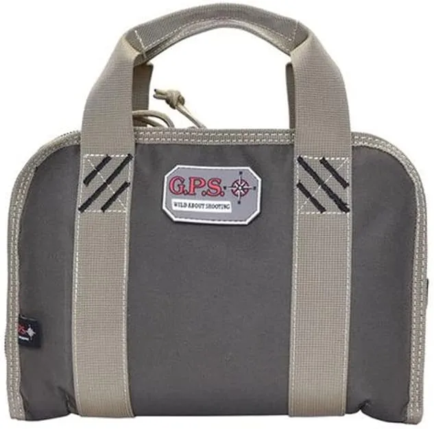 G.P.S. Double Pistol Case with Mag Storage & Dump Cup