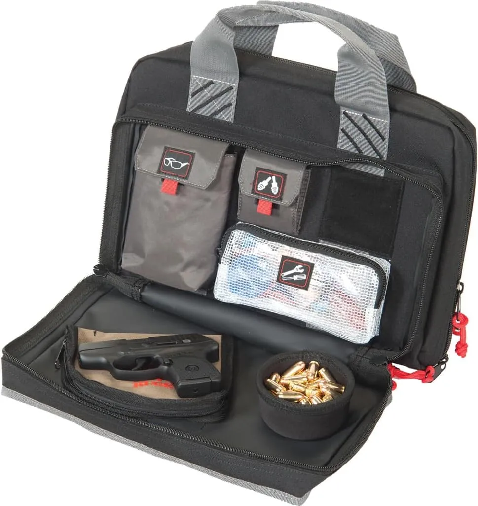 G.P.S. Pistol Range Bag with Mag Storage & Dump Cup