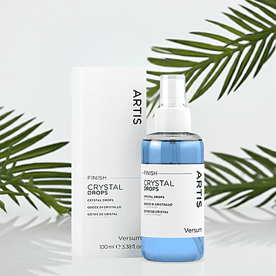 Finish Crystal Drops Versum for instant shine and frizz control on all hair types