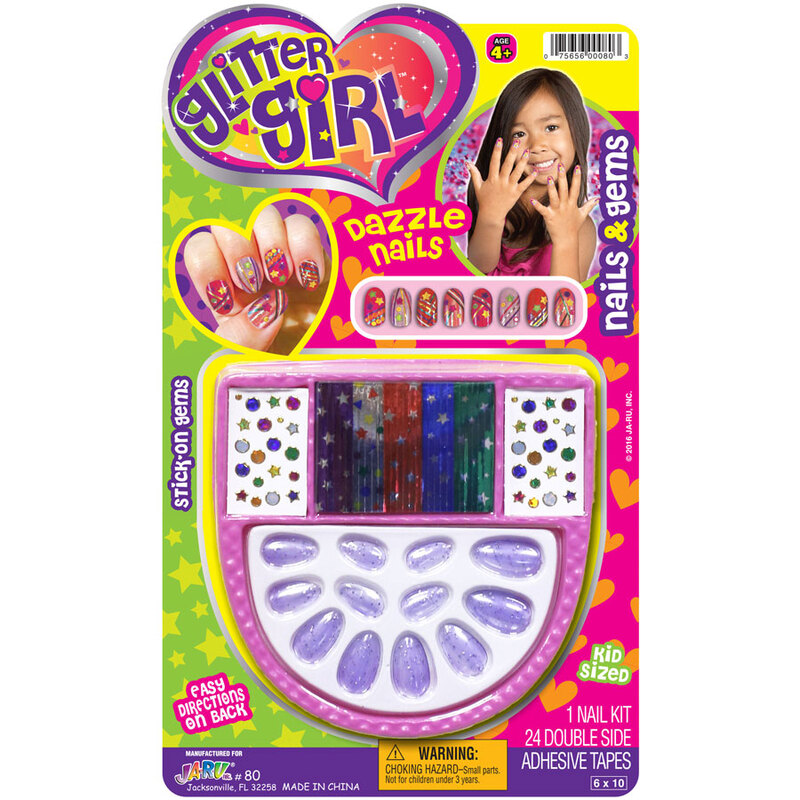 Glitter Girl Dazzle Nails