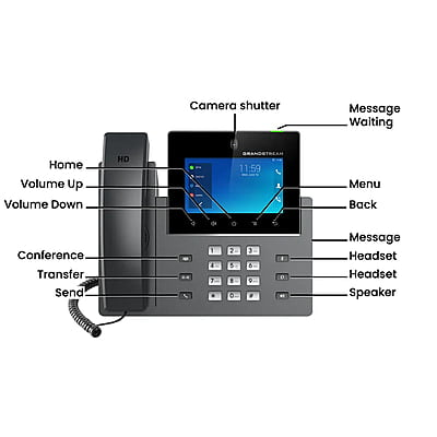 Grandstream Touchscreen Video Phone GXV3450