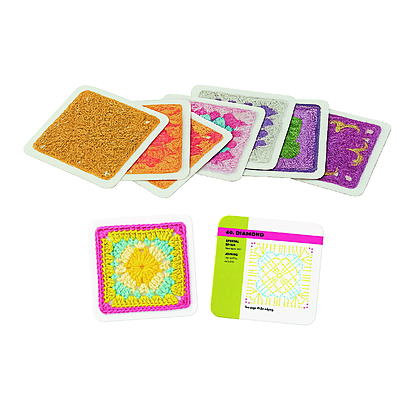 Cartas Con Patrones Para Tejer Granny Caja Con 50 Moldes