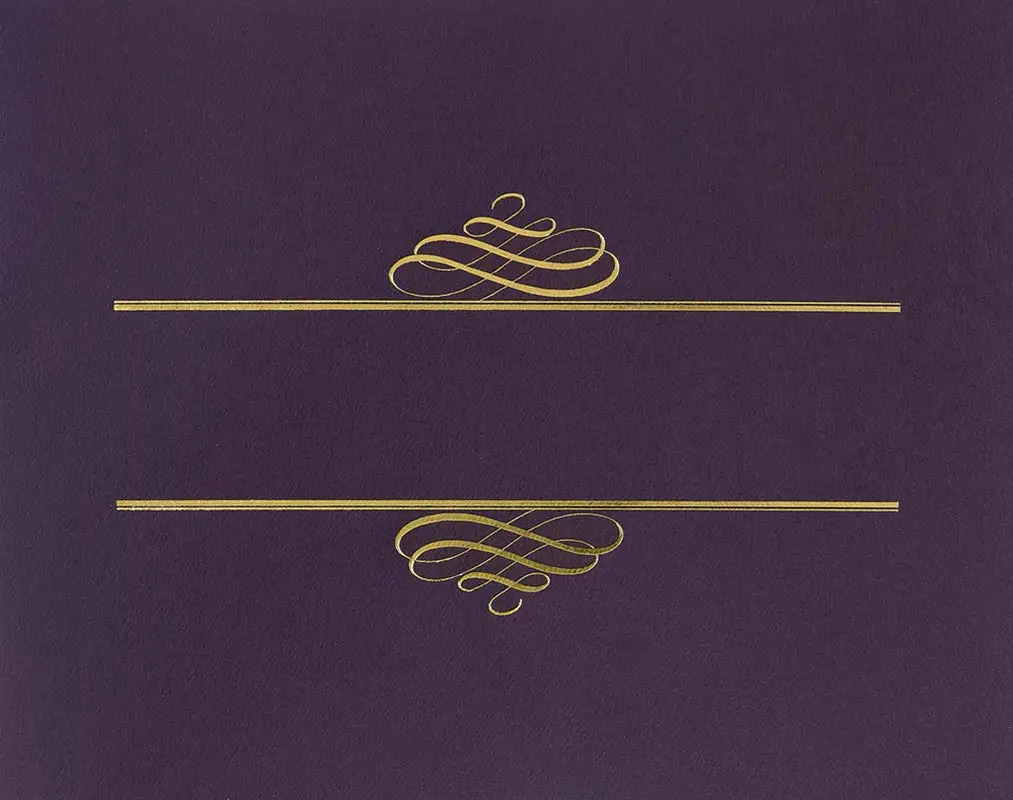 Great Papers! Plum Certificate Cover for Awards and Recognition, 12” x 9.375”, 250 GSM, Pack of 5 (903106)