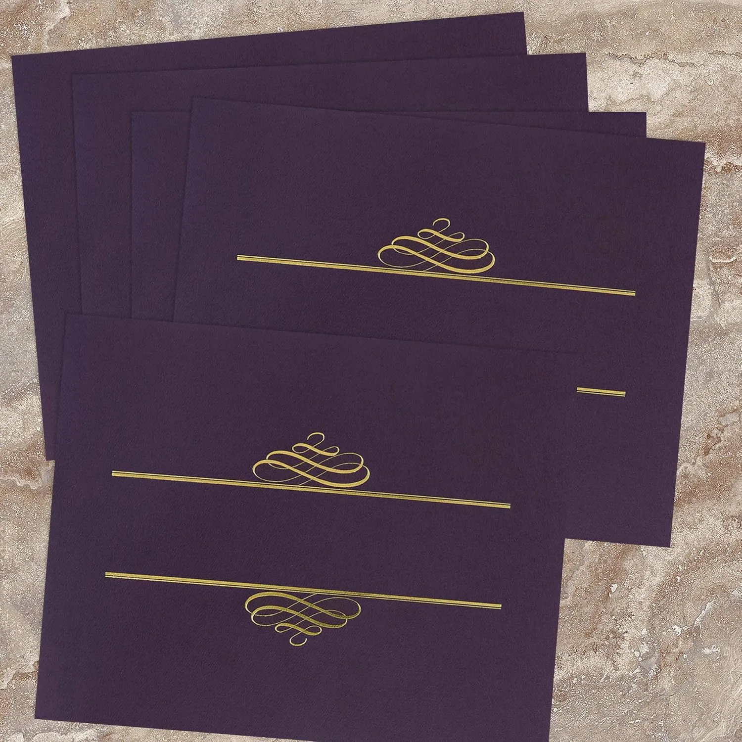Great Papers! Plum Certificate Cover for Awards and Recognition, 12” x 9.375”, 250 GSM, Pack of 5 (903106)