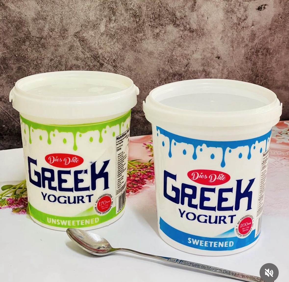 WHITE ROUND TAMPER PROOF PAIL FOR GREEK YOGHURT (330ML/500ML/1 LITRE)