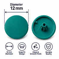 PVC Screw Caps | Green | Pack of 25