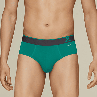 Xyxx Traq Silver Cotton Brief for Men (R37) - Comfortable and Stylish Underwear