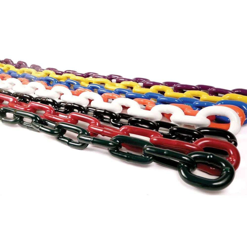 Greenfield 2115-W Vinyl-Coated Chain 1/4" x 4' White
