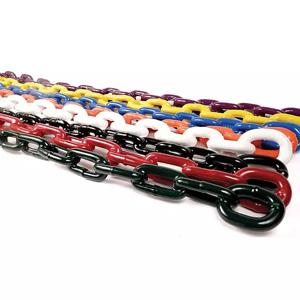 Greenfield 2115-W Vinyl-Coated Chain 1/4" x 4' White