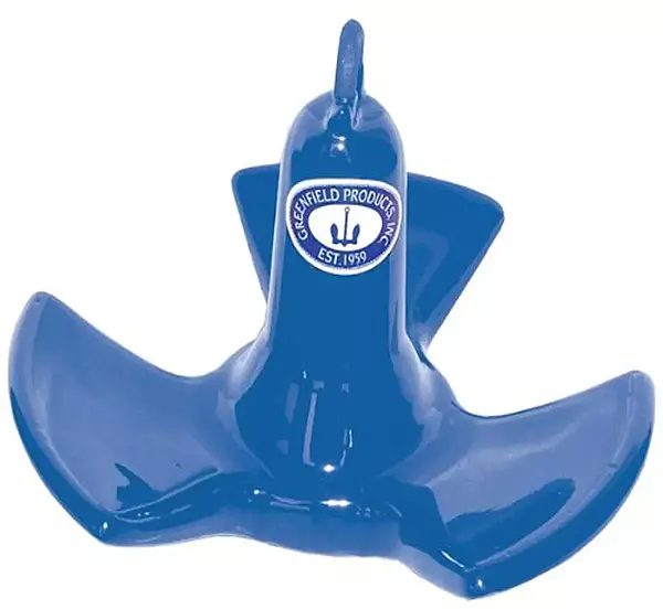 Greenfield 516-R Vinyl Coated River Anchor - Royal Blue, 16 lb.
