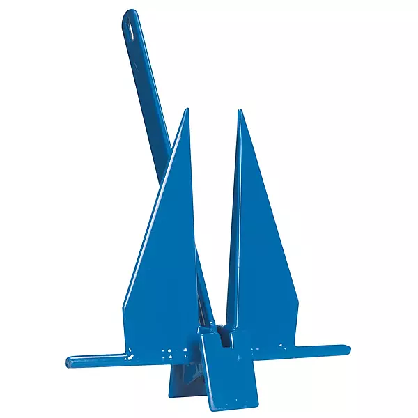 Greenfield Poly Coated Slip Ring Anchor Blue