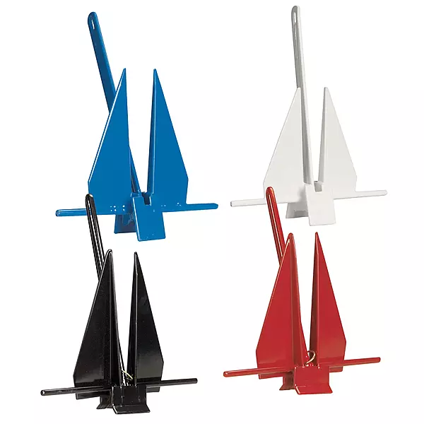 Greenfield Poly Coated Slip Ring Anchor Red