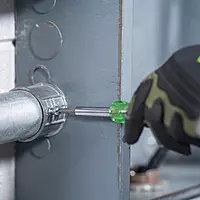 Greenlee 0153-42C 6-in-1 Multi-Tool Screwdriver with Flat-Tip, Phillips, and Hex Bits