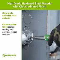 Greenlee 0153-42C 6-in-1 Multi-Tool Screwdriver with Flat-Tip, Phillips, and Hex Bits