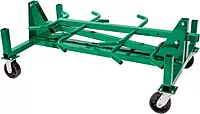 Greenlee 668 Mobile Material Handling Conduit and Pipe Rack with 603 Casters Mobile Conduit and Pipe Rack