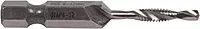 Greenlee DTAP6-32 Combination Drill/Tap Countersink Drill Bit for up to 10-Gauge Metal, Combination Drill, Tap