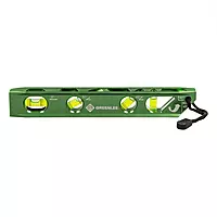 Greenlee L107 Electrician's Magnetic Torpedo Level with Conduit Bending Offset Aid, Green