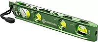 Greenlee L107 Electrician's Magnetic Torpedo Level with Conduit Bending Offset Aid, Green