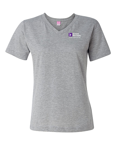 John J Adams Ladies V-Neck Tee